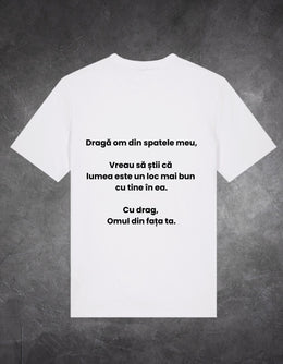 Tricou Dragă om BACK PRINT