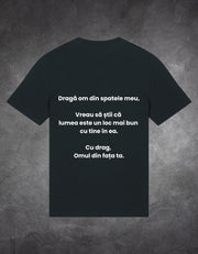 Tricou Dragă om BACK PRINT