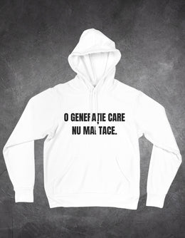 White Hoodie - The Generation That Never Shuts Up