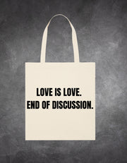 Tote Bag Love is love
