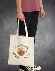 Tote Bag Vama Veche State of Mind detaliu print grafic | Ristlin