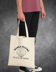 Tote Bag Marea Neagră State of Mind detaliu print grafic | Ristlin