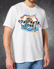 Tricou Constanța Core spate alb – detaliu text | Ristlin