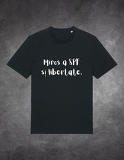 Tricou SPF și libertate față – tricou grafic vară mare | Ristlin
