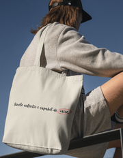 Tote Bag Sinele Autentic față – geantă bumbac sănătate mintală | Ristlin