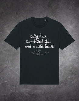 Tricou Salty hair față – tricou grafic vară | Ristlin