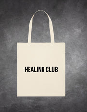 Tote Bag Healing Club lifestyle – geantă bumbac Ristlin