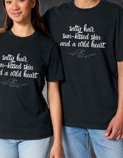 Tricou Salty hair detaliu print grafic | Ristlin