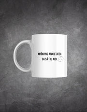 Cană Anxietate detaliu print grafic | Ristlin