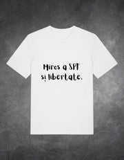 Tricou SPF și libertate pe model față | Ristlin