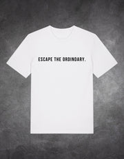 Tricou Escape the ordinary pe model față | Ristlin