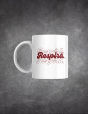 Cană Respiră detaliu print grafic | Ristlin