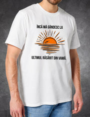 Tricou Ultimul Răsărit alb spate – print integral | Ristlin
