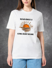 Tricou Ultimul Răsărit negru – tricou unisex bumbac | Ristlin
