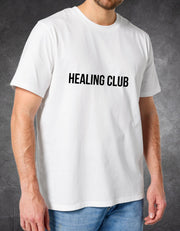 Tricou Healing Club negru spate – print integral | Ristlin