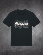 Tricou Respiră detaliu print grafic | Ristlin