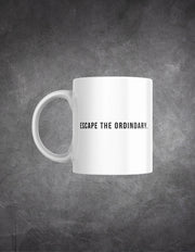 Cană Escape the ordinary detaliu print grafic | Ristlin