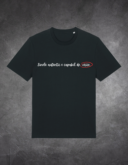 Tricou Sinele Autentic față – tricou sănătate mintală grafic | Ristlin