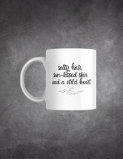 Cană Salty hair detaliu print grafic | Ristlin