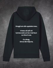 Hanorac Dragă om BACK PRINT