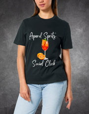 Tricou Aperol Spritz Social Club detaliu print – grafic vintage | Ristlin