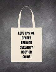 Tote Bag Love has no rules