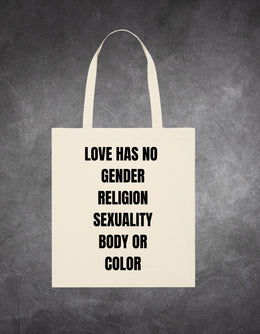 Tote Bag Love has no rules