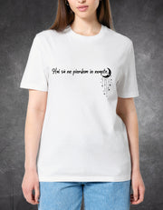 Tricou Hai să ne pierdem în noapte spate – print integral | Ristlin